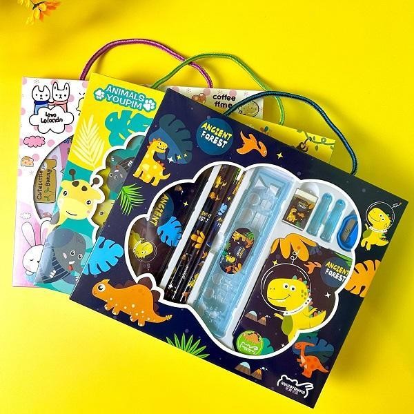 

SWG Alat Tulis Sekolah paket 7 in 1 hadiah kado anak karakter kartun lucu