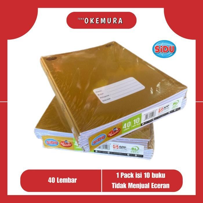 

SWG TO Sidu 40 Lembar 1 Pack isi 10 Sampul Coklat/Buku Tulis Sidu/Perlengkapan Sekolah/Peralatan Sekolah