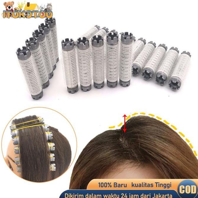10Pcs Roll Keriting Akar Root Perm Roll Salon Rol Korean Perm