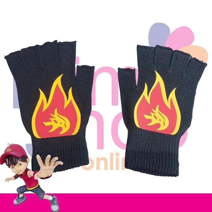 Sarung Tangan Anak Kostum Boboiboy Kuasa Api Blaze Frost Fire