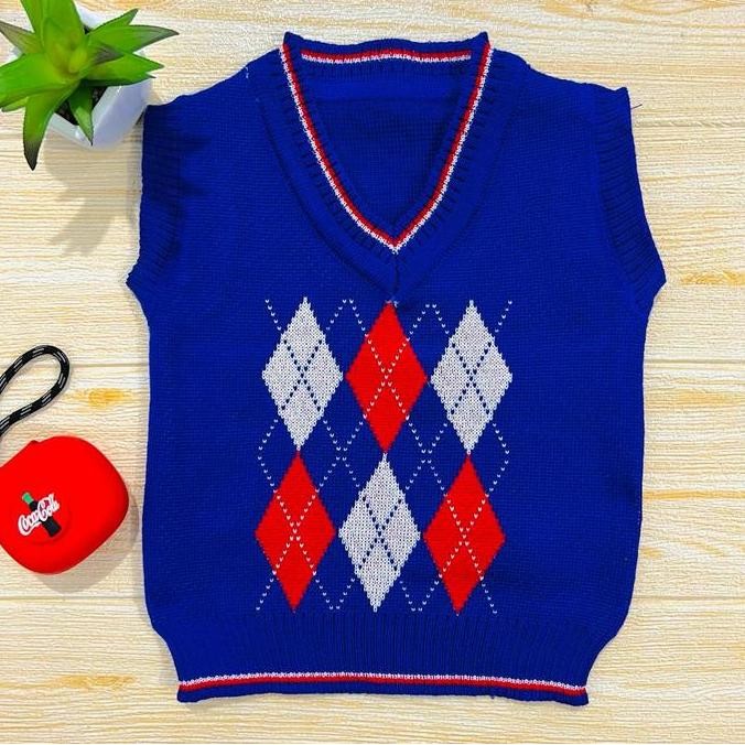 Rompi Rajut Cable Anak Unisex / Vest Anak / Rompi Anak Bayi