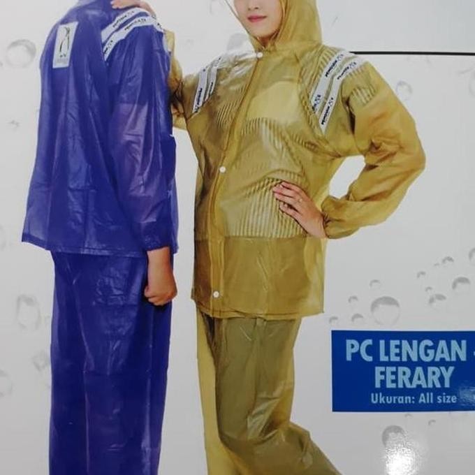 Jas Hujan Penguin Jacket Celana Ferary Xl - Jas Hujan Stelan - Jas Hujan Pinguin Murah