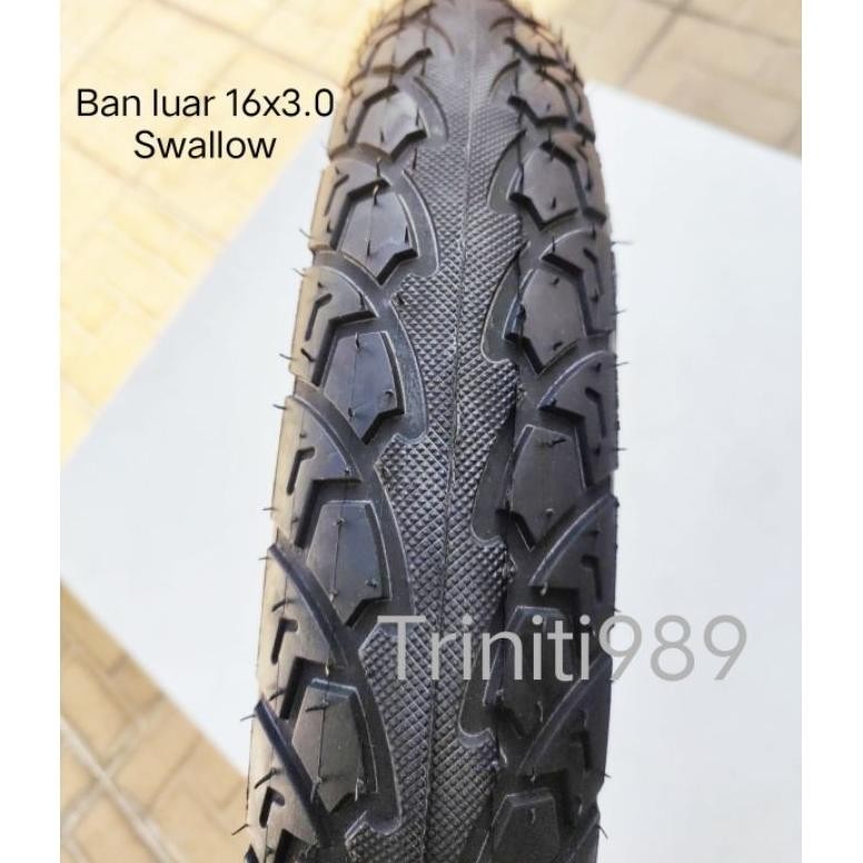 Ban Luar Sepeda 16 x 3.0 Swallow