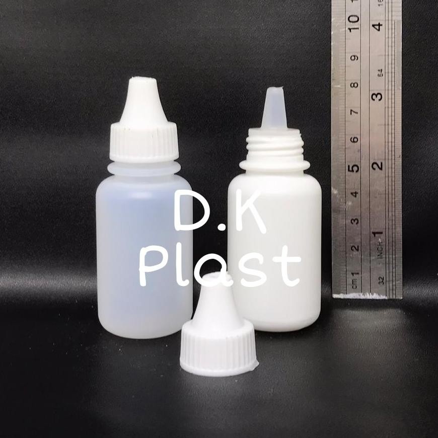 Botol Tetes 30 Ml Botol Tetes Mata Plastik Hdpe Botol Kecil Isi Ulang Refill Paket 50Pcs