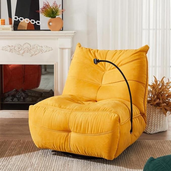Informa Cheers Melody Sofa Recliner Rocking 1 Seater - Kuning BS