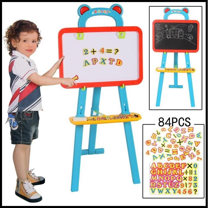 

Learning Easel 3 in 1 / Drawing Board Set / Papan Tulis Anak