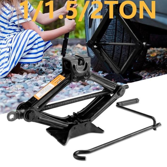 DONGKRAK JEMBATAN MOBIL MANUAL/DONGKRAK JEMBATAN 1 TON/1.5 TON/CAR SCISSORS JACK 2 TON/DONGKRAK MOBI