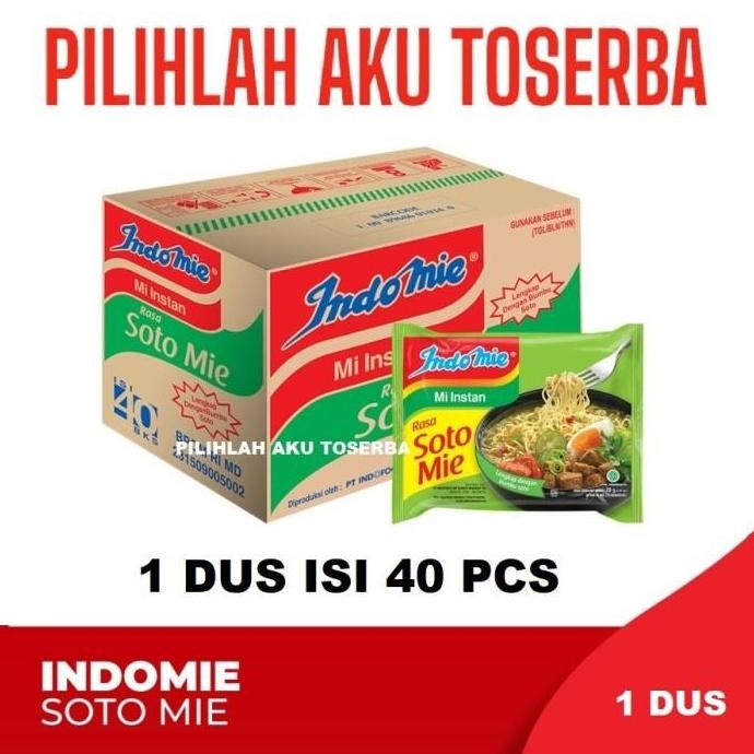 

Produk Baru!! Indomie Soto Mie Rebus - 1 Dus Isi 40 pcs Mie Instan Original