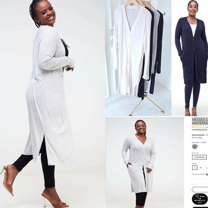 HESSED WATERFALL CARDI Outerwear Kardigan Wanita Branded