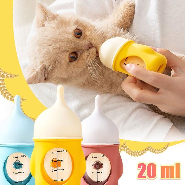 Miduo Home Botol Dot Peliharaan Silikon Botol Susu Anjing Kucing Dot Anak Kucing Anjing Musang Kelin