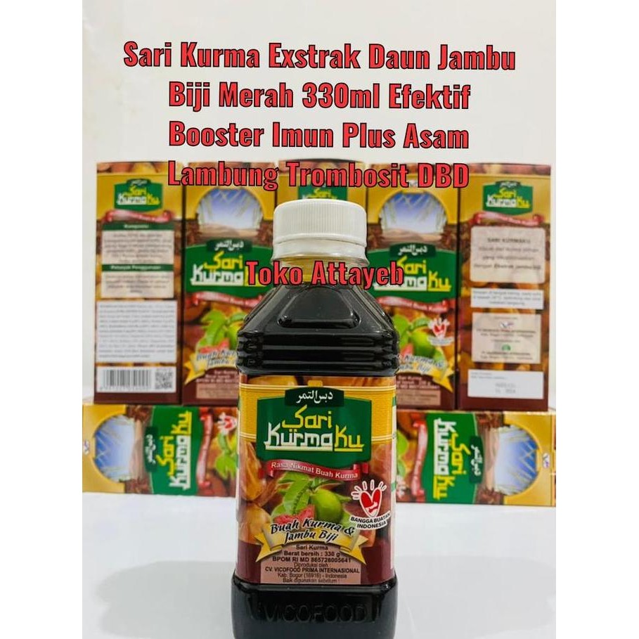 

Sari Kurmaku 330Ml Exstrak Daun Jambu Biji Merah Efektif Booster Imun