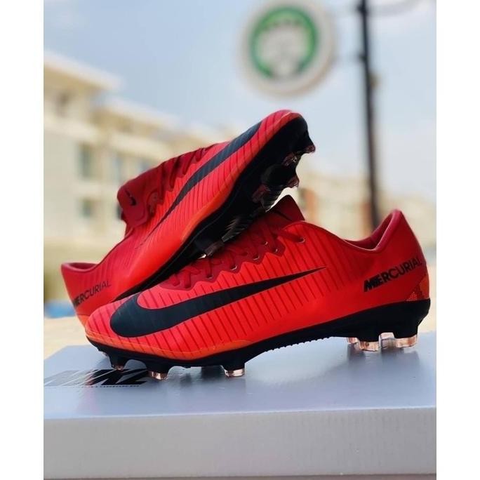 Sepatu Bola Nike Mercurial Vapor 11 Red Black Terlaris