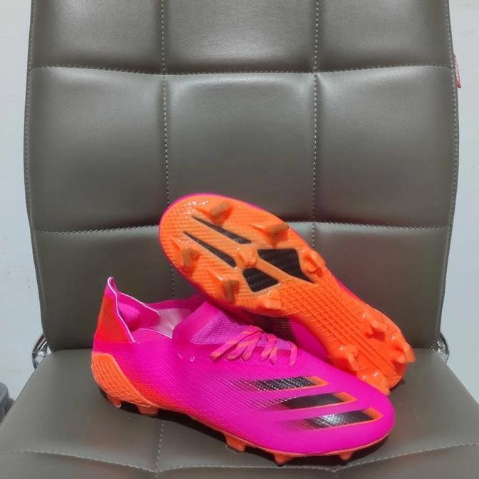 Sepatu Bola Adidas Ghosted X1 Pink Black Fg - Sepatu Soccer Adidas X Terlaris