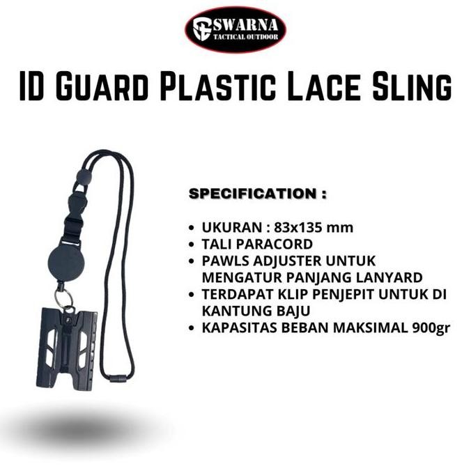 

Lanyard Tali Paragon - Lanyard Tactical - Lanyard ID Guard - Name Tag - Swarna Tactical