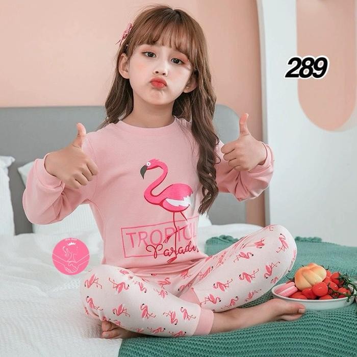 Bts Dealshop Setelan Anak Perempuan / Piyama Anak Perempuan / Baju Tidur Anak Cewek 289 Baju Tidur A