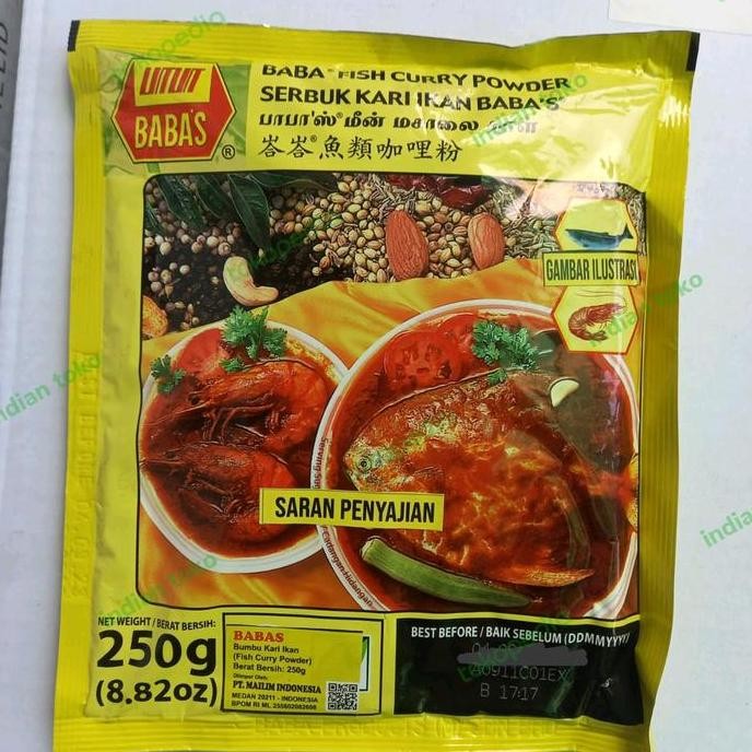 

populer] Babas Fish Curry Powder / Bumbu Kari Ikan / 250 Gram