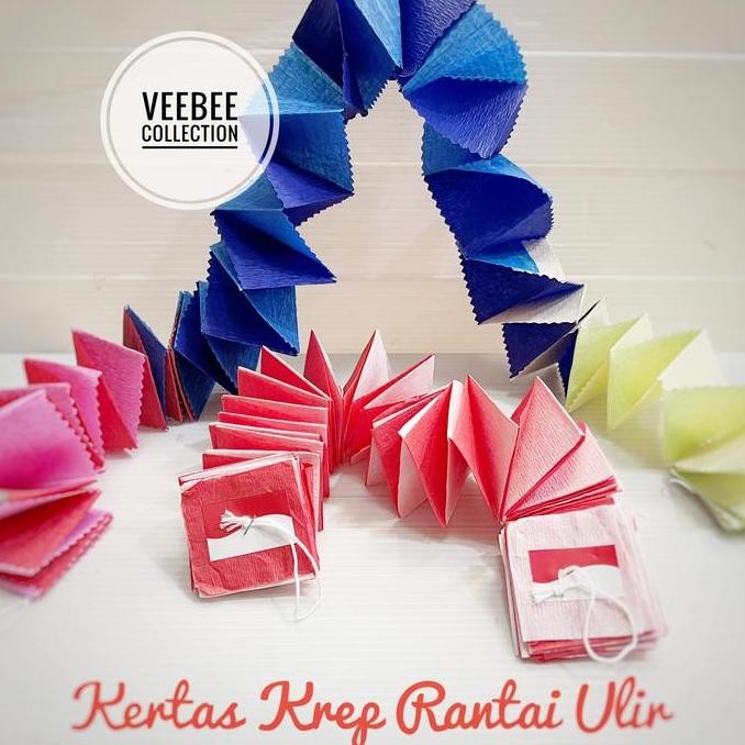 

Buruan serbu] Kertas Krep ulir merah putih warna/ dekorasi perayaan dirgahayu ultah