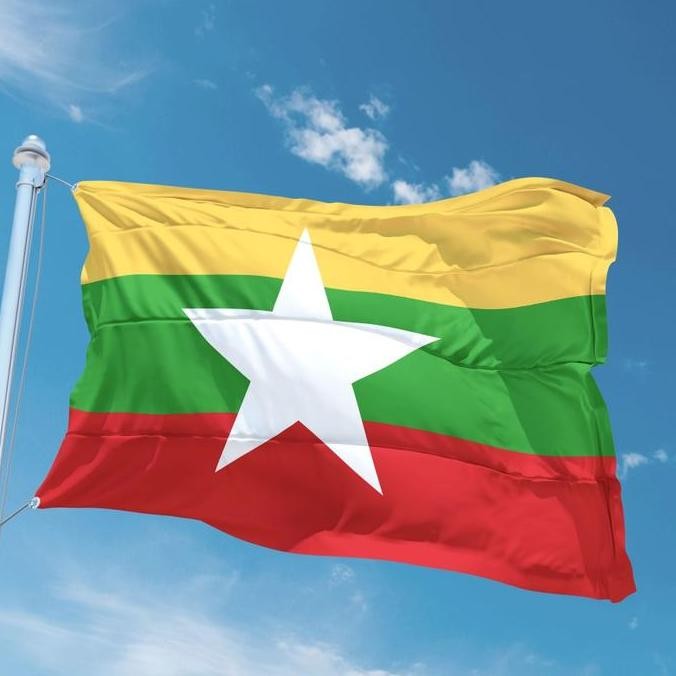 $$$$] Bendera Negara Myanmar (Burma)