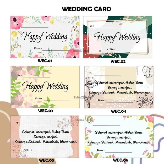 best produk] WEDDING CARD / GREETING CARD CUSTOM/ KARTU UCAPAN WEDDING