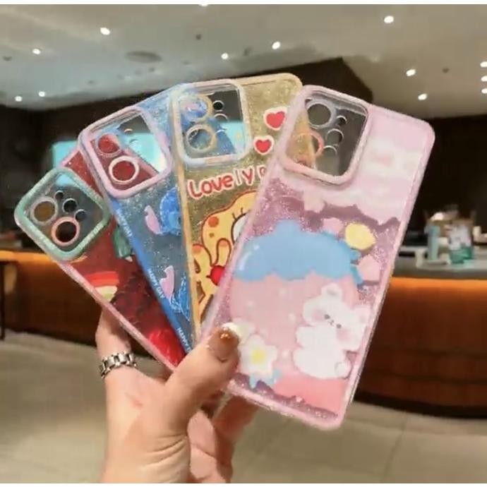 Berkualitas Softcase Tpu Gliter Kartun Vivo Y20/Y20S-Y12S Promo