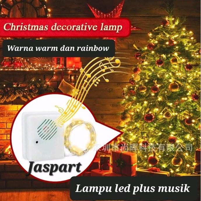 Open DS] Lampu Led Musik Natal Lampu led plus musik lampu natal