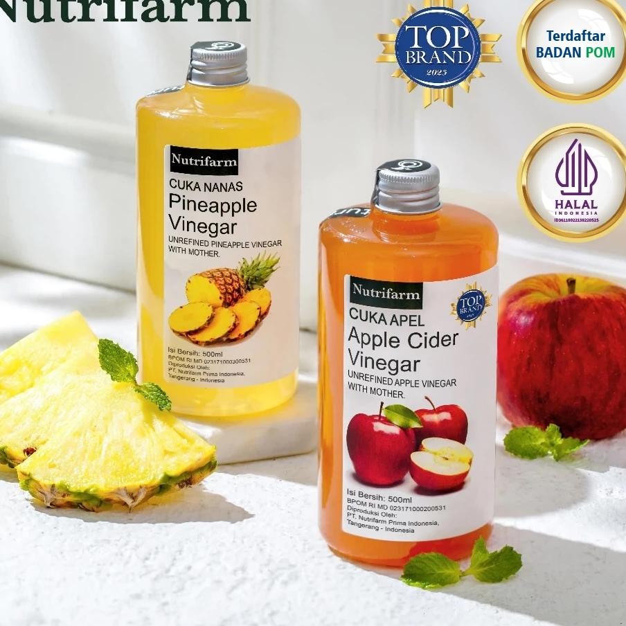 

Paket Detox 2 In 1 Cuka Nanas Cuka Apel Organik Ml Cider Vinegar With Mother