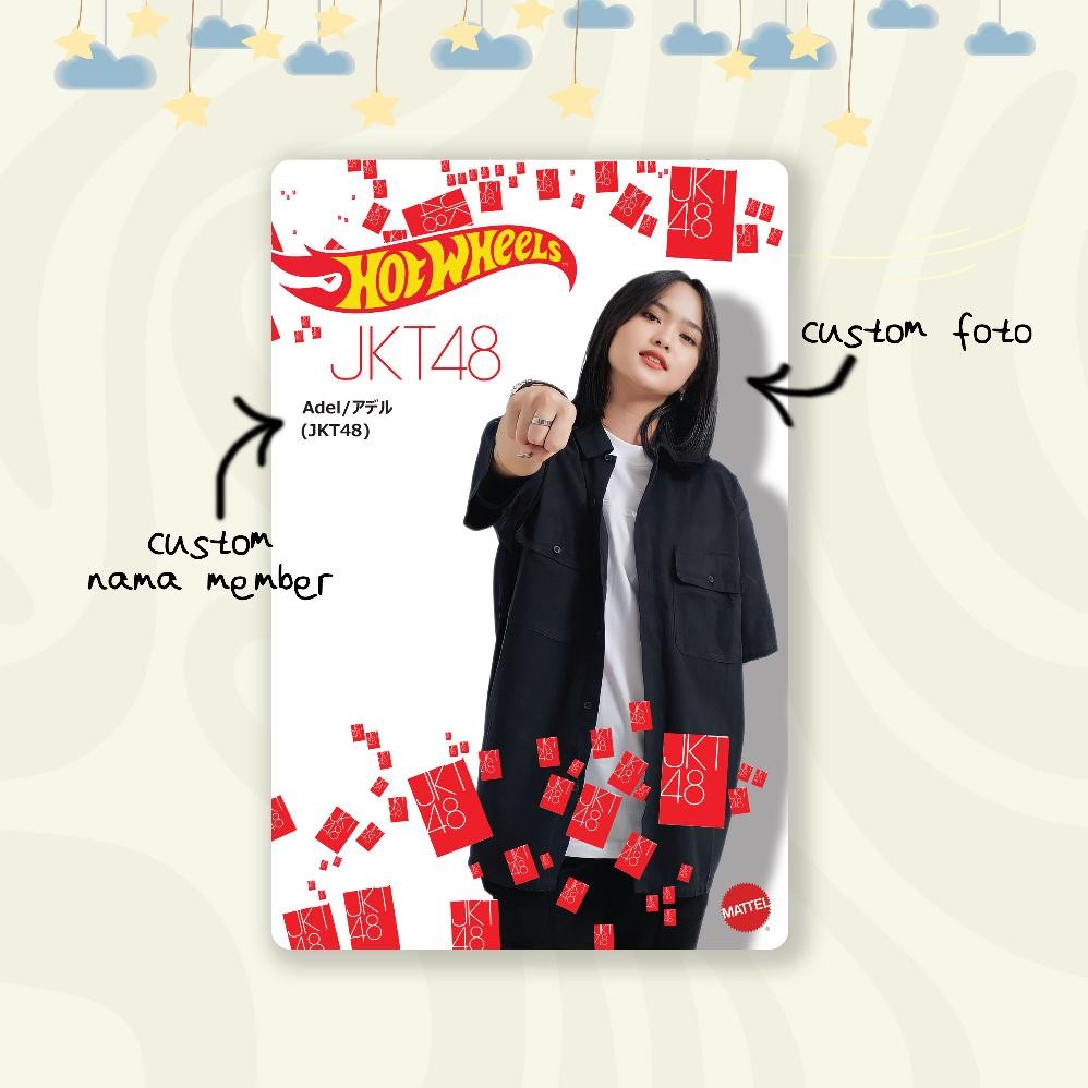 It34 Custom Card Mobil Hotwheels Reguler | Custom Card Hotwheels Jkt48