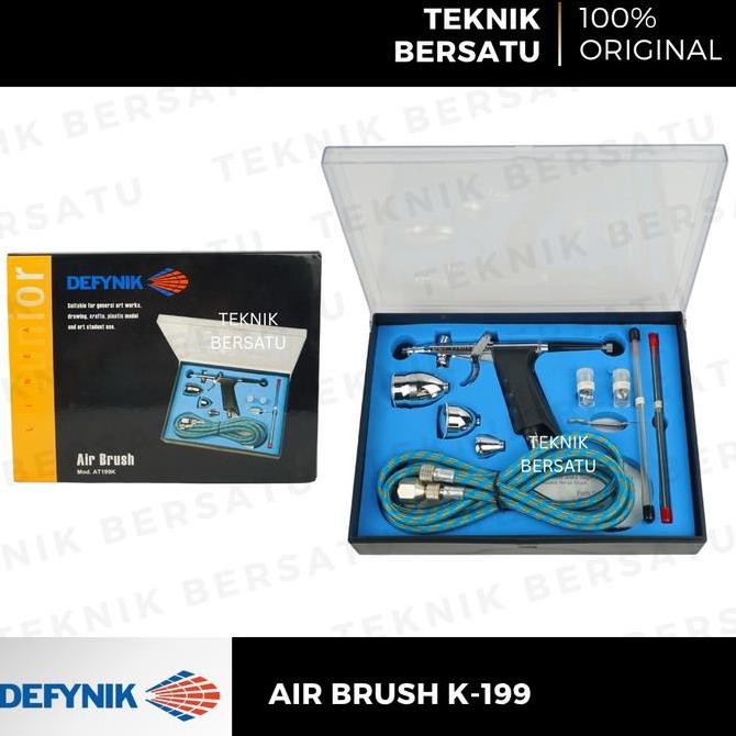 

Promo Air Paint Brush Kit Set 0.5mm & 0.8mm | Airbrush Pen Brush K-199 Defynik COD