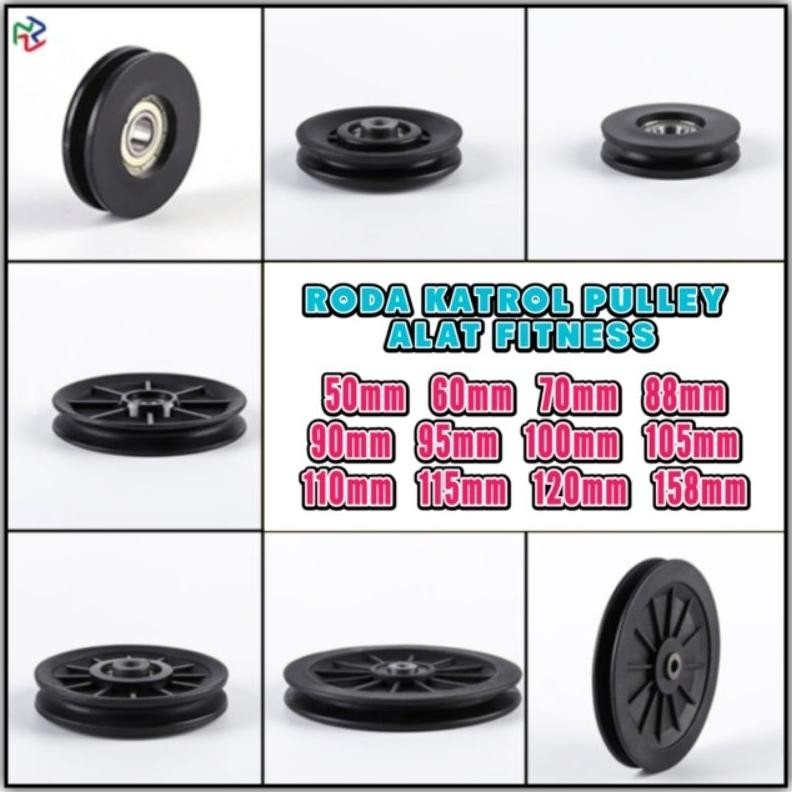 Roda Katrol Pulley Gym Alat Fitness Sparepart Perlengkapan Alat Fitnes Gym Nugi