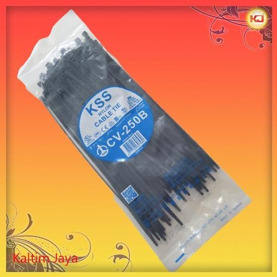 

cusss order] Kabel Ties 250mm x 4.8mm CV-200B KSS Pack 100pcs (Cable Tie Tis 25cm 25 cm 250 mm 4,8mm CV-200)