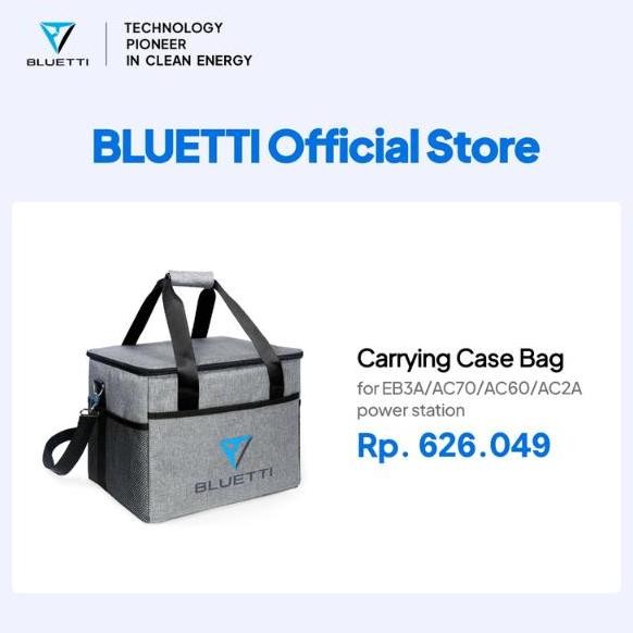 BLUETTI Carrying Case Bag for EB3A/AC70/AC60/AC2A power station Terlaris
