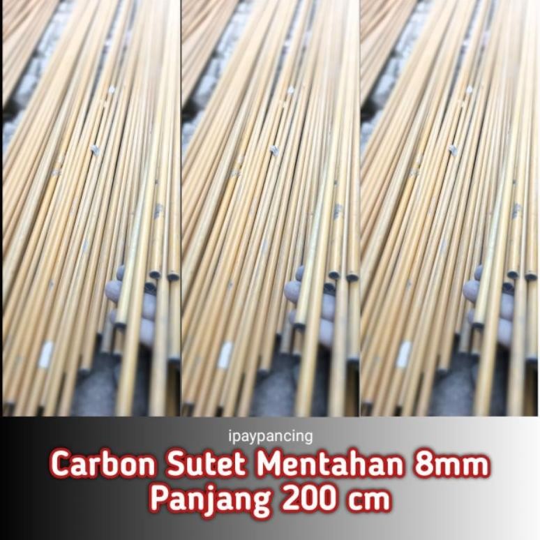 Carbon Sutet 8mm Bahan Mentahan Joran Pancing Nugi