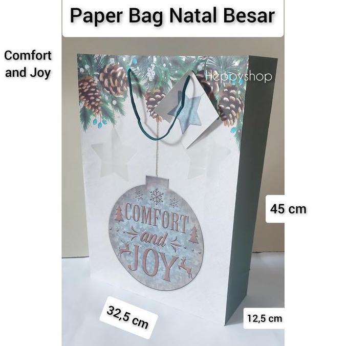 

Silahkan Order] Paper Bag Natal Besar, Paper Bag Merry Christmas