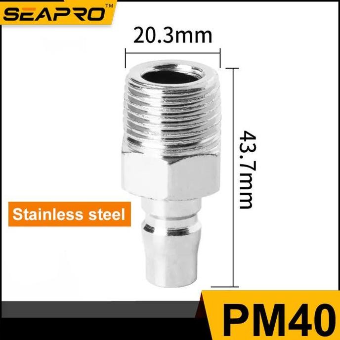 Quick Coupler Stainless Steel PM40 PM 40 PM-40 FORSALE!