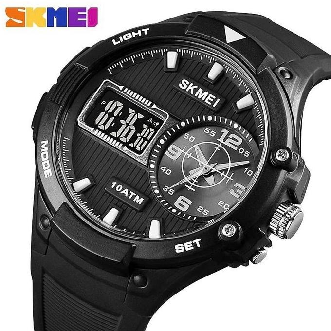 Jam Tangan Pria Digital Anti Air 10 Bar Skmei 1761