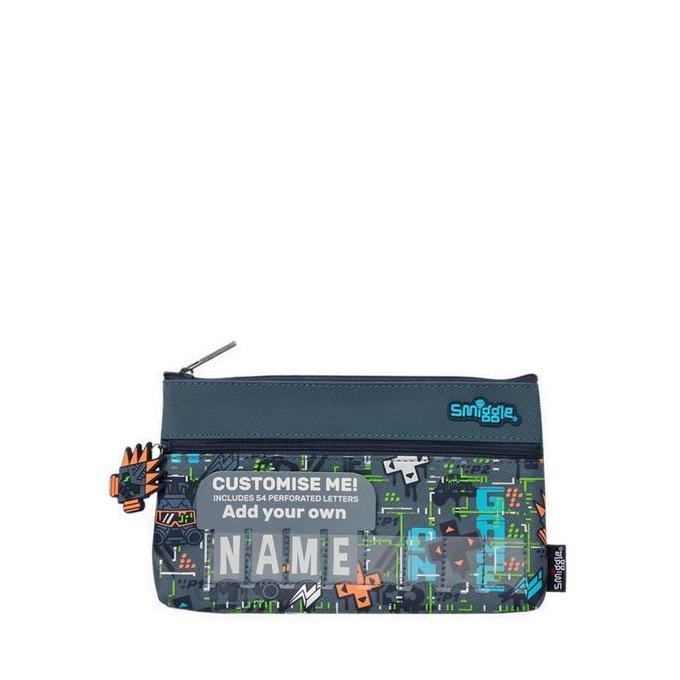 

NEW Smiggle Trailblazer All Rounder ID Pencil Case - IGL457061GRY