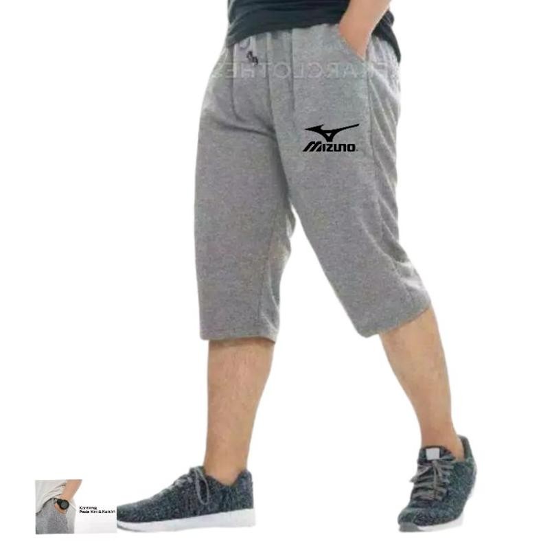 CELANA PENDEK SPORT PRIA RUNNING SWEATFANTS TRAINING GRADE ORI Nugi