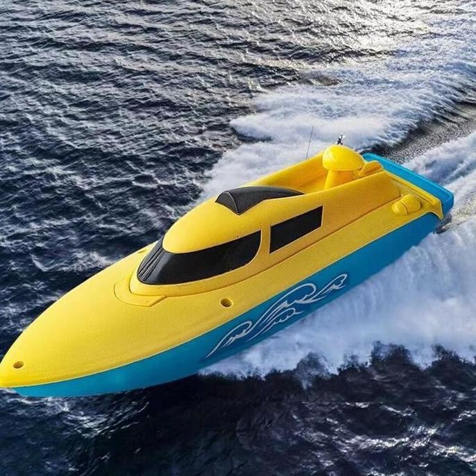 Baru Perahu RC Mainan Remote Control Kapal Air Speed Boat Plastik Anak