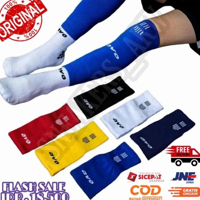 Baru Kaos Kaki Sambung AVO Sleeve Kaos Kaki Sepak Bola Futsal Panjang Sambungan