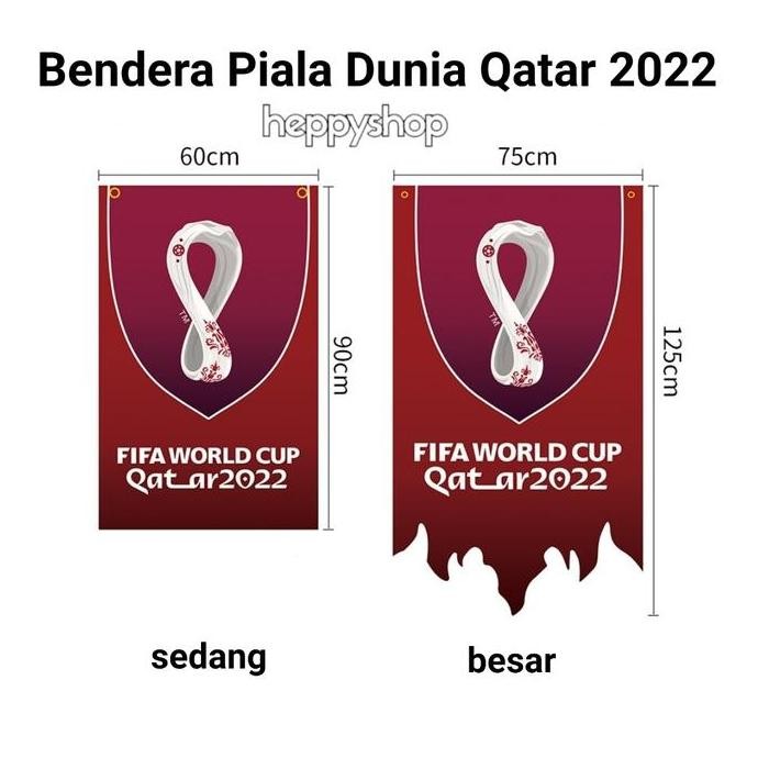 #####] Bendera Piala Dunia Qatar 2022, Fifa World Cup Qatar 2022