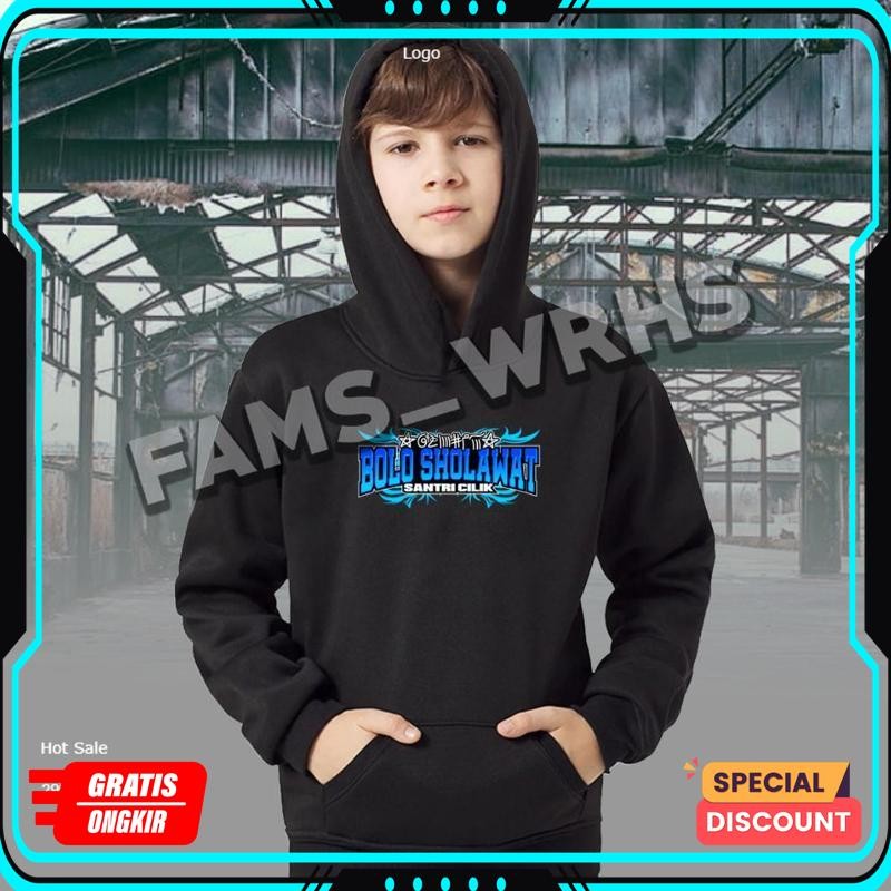 (Super) Hoodie Jaket Anak Fleece Bolo Sholawat Syekhermania Mafia Sholawat Yh47