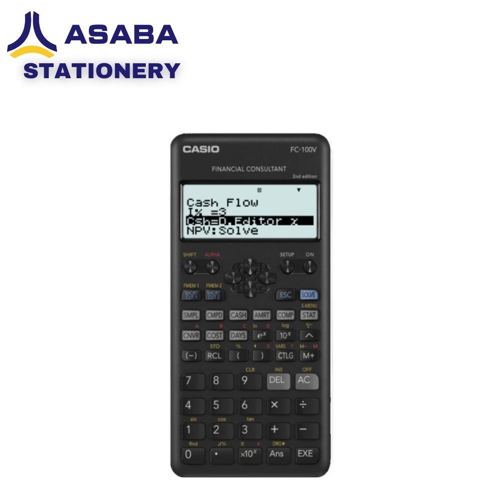 

Readyy!! Asaba Stationery - Kalkulator Financial/Keuangan Casio FC-100V