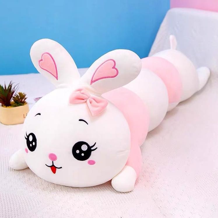 DIJAMIN EMPUK Guling Boneka Kelinci 100cm Boneka Kelinci Boneka Rabbit Guling Rabbit Bantal Kelinci 
