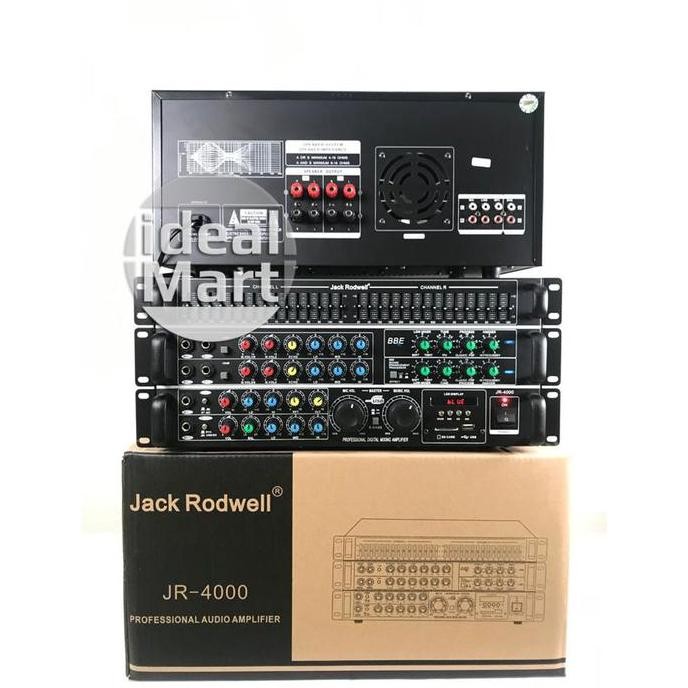 Promo AMPLIFIER JACK RODWELL JR 4000 AMPLI KARAOKE A4000 BBE PROCESSOR COD