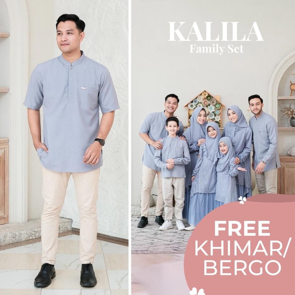 Sg Zayra Hijab | Koko Dewasa Kalila Family Set