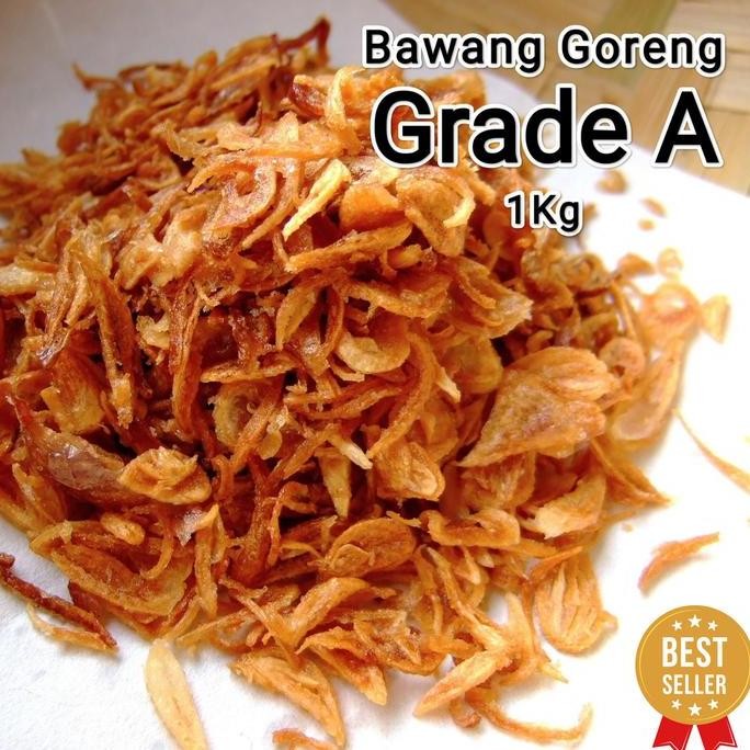

Bawang Goreng Brebes Super Grade A Murni 1Kg #Gratisongkir
