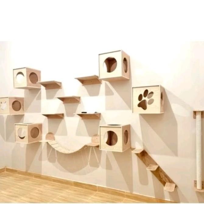 cat condo / cat playground / lompatan kucing / kandang kucing / tempat bermain kucing murah