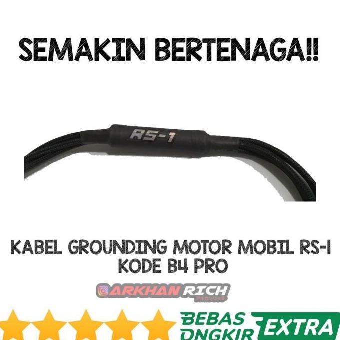 PAKET KABEL GROUNDING MOTOR MOBIL RS-1 KODE B4 PRO + VOLT STABILIZER murah