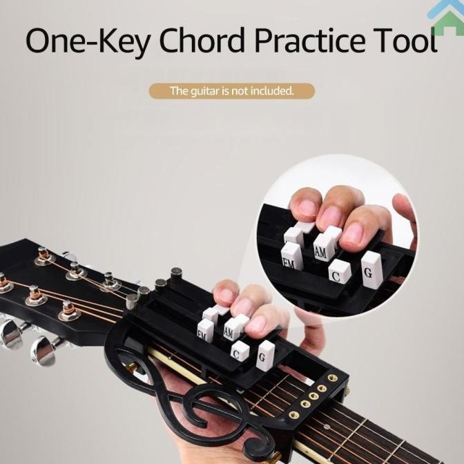 Terlaris Alat Bantu Latihan Gitar - Alat Bantu Latihan Chord Gitar - Alat Bantu Pembelajaran Chord G