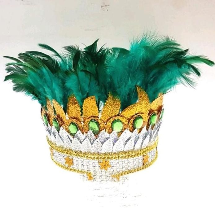 Baru  aksesoris kepala bulu Dayak// adat Dayak / Kalimantan